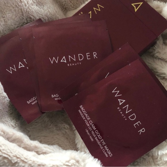 Wander Baggage Claim Gold Eye Masks - Picture 2 of 3